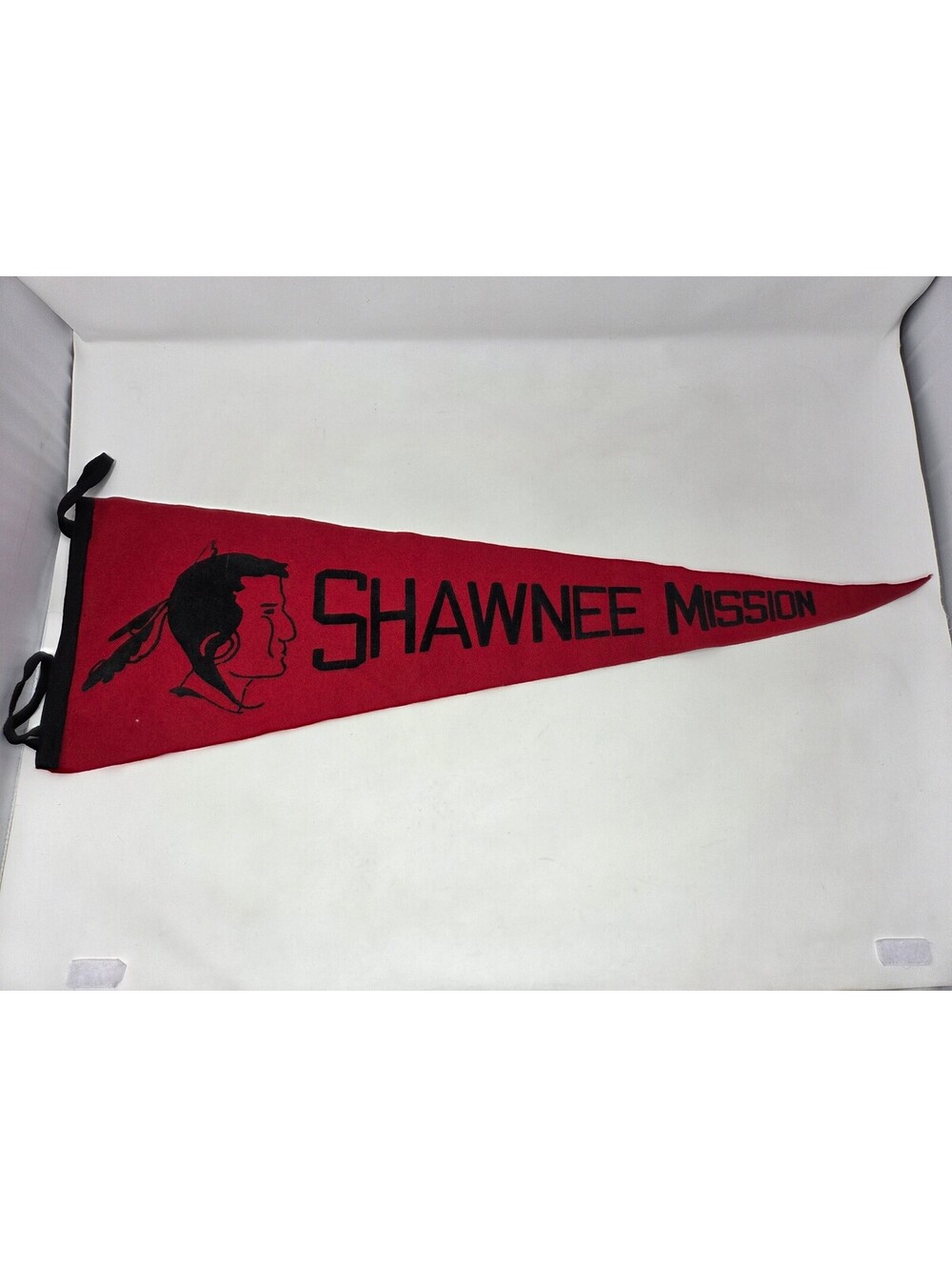 Vintage 1950s Shawnee Mission High School Felt Pennant KS